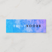 Carte De Visite Mini Retourner lettre (Devant)