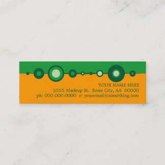 Carte De Visite Mini Retours