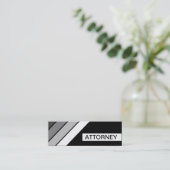 Carte De Visite Mini rétro ATTORNEY (Debout devant)