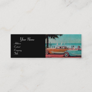 Carte De Visite Mini RETRO CARS - réparation automobile