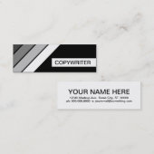 Carte De Visite Mini RÉtro COPYWRITER (Devant / Derrière)