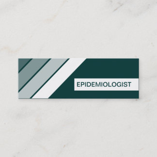 Carte De Visite Mini rétro ÉPIDÉMIOLOGUE