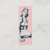 Carte De Visite Mini Rétro forme physique (Dos)