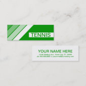 Carte De Visite Mini rétro GREEN (Devant / Derrière)