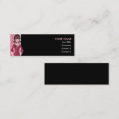 Carte De Visite Mini rétro poussin 60s (Devant / Derrière)