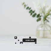 Carte De Visite Mini RÉTRO PROFIL/carte de visite (Debout devant)