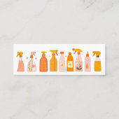 Carte De Visite Mini Rétro service de nettoyage (Dos)