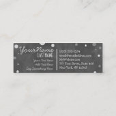 Carte De Visite Mini Rétro tableau antique (Dos)