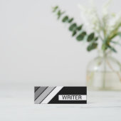 Carte De Visite Mini rétro WRITER (Debout devant)