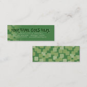 Carte De Visite Mini rétros cascades (Devant / Derrière)