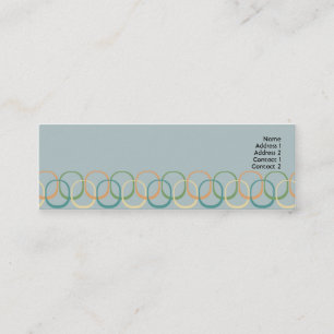 Carte De Visite Mini Rétros cercles - maigres