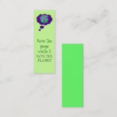 Carte De Visite Mini réutilisez le signet (Devant / Derrière)