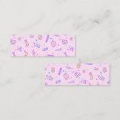 Carte De Visite Mini Rêver de collations estivales (Devant / Derrière)