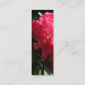 Carte De Visite Mini Rhododendron rose (3) (Dos)