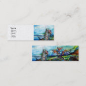 Carte De Visite Mini RIDERS DANS LE papier perle STORM (Devant / Derrière)