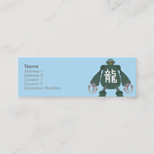 Carte De Visite Mini Robot - maigre