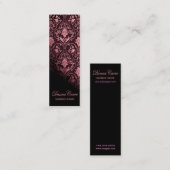 Carte De Visite Mini "Roccoco" (maigre) Auteur pour enfants (Devant / Derrière)