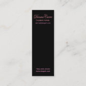 Carte De Visite Mini "Roccoco" (maigre) Auteur pour enfants (Dos)