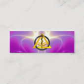 CARTE DE VISITE MINI ROCHE DE LA DENTISSE DENTISTE ASCLEPIUS (Dos)