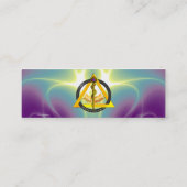 CARTE DE VISITE MINI ROCHE DE LA DENTISSE DENTISTE ASCLEPIUS (Dos)