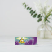 CARTE DE VISITE MINI ROCHE DE LA DENTISSE DENTISTE ASCLEPIUS (Debout devant)