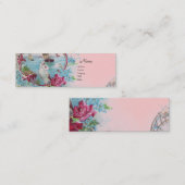 CARTE DE VISITE MINI ROMANTICA (Devant / Derrière)