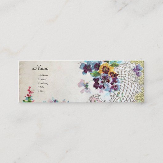 CARTE DE VISITE MINI ROMANTICA 2 (Devant)