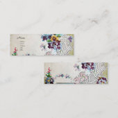 CARTE DE VISITE MINI ROMANTIQUE 2 (Devant / Derrière)