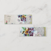 CARTE DE VISITE MINI ROMANTIQUE 2 (Devant / Derrière)