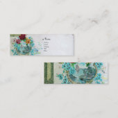 CARTE DE VISITE MINI ROMANTIQUE 3 (Devant / Derrière)