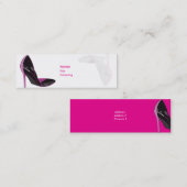 Carte De Visite Mini Rose - maigre (Devant / Derrière)