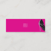 Carte De Visite Mini Rose - maigre (Dos)