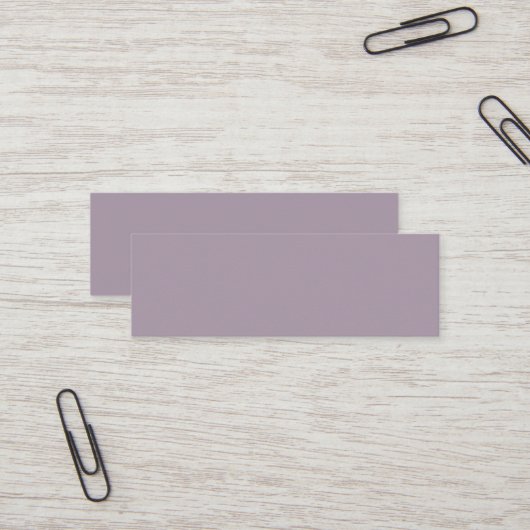 Carte de visite Mini Rose Quartz (Devant/Arrière en situation)