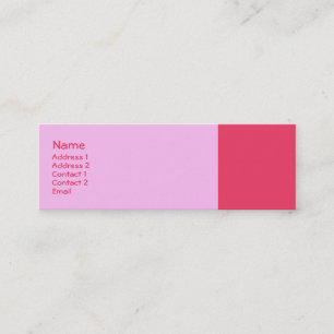 Carte De Visite Mini Rose simple