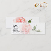 Carte De Visite Mini Rose souple