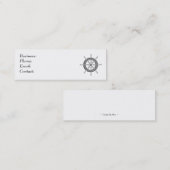 Carte De Visite Mini Roue de bateau (Devant / Derrière)