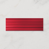 Carte De Visite Mini Rouge brossé (Dos)