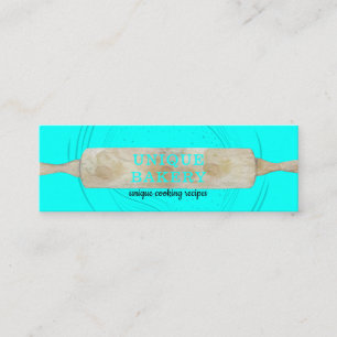 Carte De Visite Mini Rouleau à pâtisserie unique de petite taille éléga