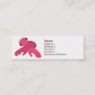 Carte De Visite Mini Rubbergloves - maigre