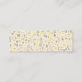 Carte De Visite Mini Runes (Dos)