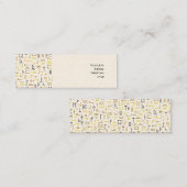 Carte De Visite Mini Runes (Devant / Derrière)