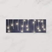 Carte De Visite Mini Russe tableau noir rose floral site mariage RSVP (Dos)