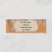 Carte De Visite Mini Rustic Country Grange Western Taureau Taureau Tour (Dos)