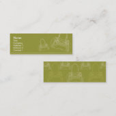 Carte De Visite Mini Sac - maigre (Devant / Derrière)