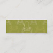 Carte De Visite Mini Sac - maigre (Dos)