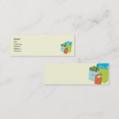 Carte De Visite Mini Sacs à provisions - maigres (Devant / Derrière)