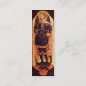 CARTE DE VISITE MINI SAINT MICHAEL L'ARCHANGEL AVEC LE MONOGRAMME DRAGO (Dos)
