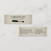 Carte De Visite Mini Salon à ongles (Devant / Derrière)