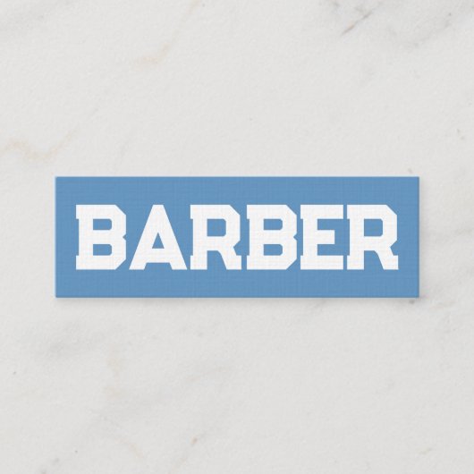 Carte De Visite Mini Salon de coiffure QR (Devant)