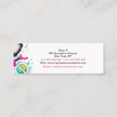 Carte De Visite Mini Salon de spa moderne et tendance pour peintre de m (Dos)